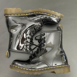 Dr. Martens black patent 1460, size 7